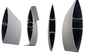 Oval shaped louver blade aluminium profile manufacturer in China
