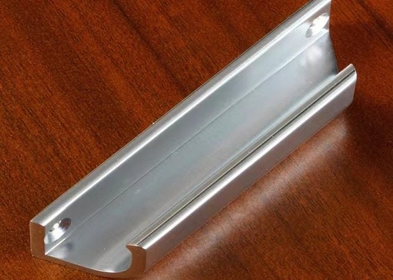 Polished Aluminum Door Handle 6063 CNC Machining Components