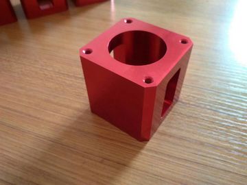High-precision Red Color Anodized CNC Machining Aluminum Industrial Parts