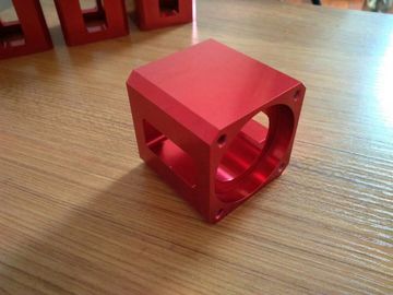 High-precision Red Color Anodized CNC Machining Aluminum Industrial Parts
