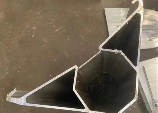 6063T6 Aluminum Clamp Fix W Rail Solar Bracket Extrusion Profile 380mm Width